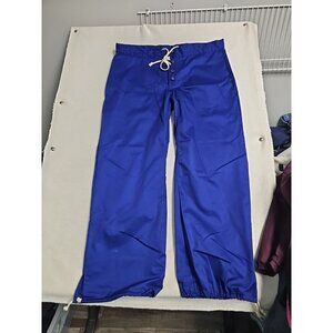 Renaissance Store Medieval Pants  Men Costume Sz L Blue Cosplay Gathered